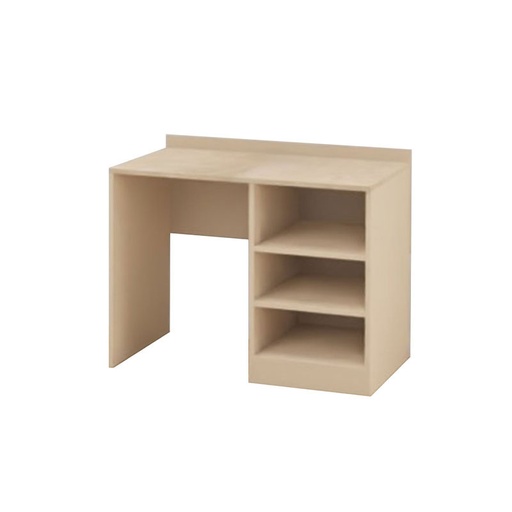 [MOB-LU31-120060-Chêne naturel A402-Chêne naturel A402] BUREAU AVEC NICHE LUCAS - 120x60xHt.75cm