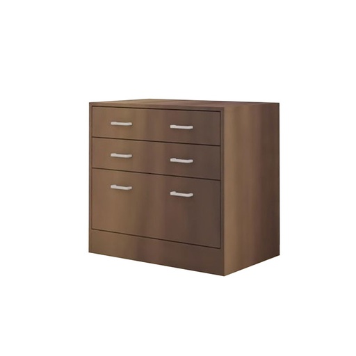 [MOB-LU40-3TIR] COMMODE 3 TIROIRS LUCAS - 80x51xHt.75cm