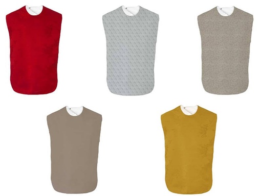 [9370] SERVIETTE REPAS ADULTE -BAVOIR Imperméable - NAPPOLO