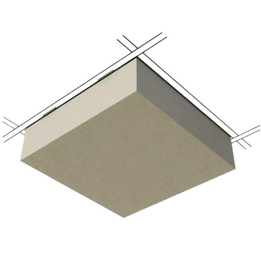 CUBE ACOUSTIQUE TIZIANA - Forme PAVE PLEIN