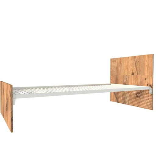 LIT SIMPLE LUCAS + SOMMIER TREILLIS - 90x190cm